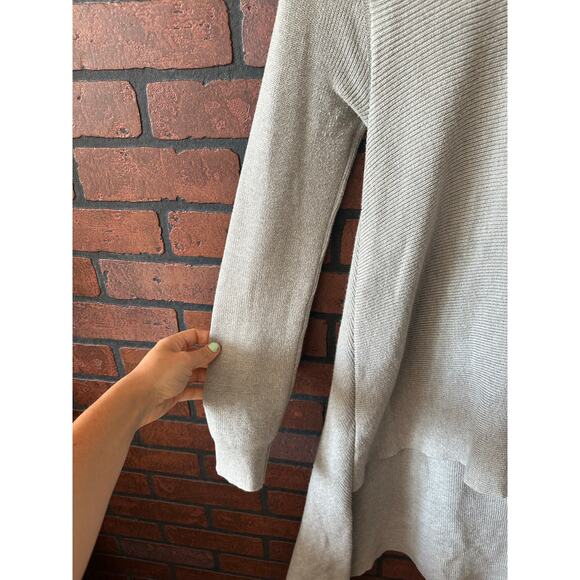 SPANNER Oatmeal Hi-Low Asymmetrical Sweater Dress - Small - Picture 4 of 15